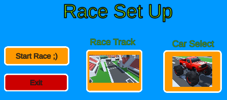3D car racing game